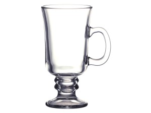 JOGO 6 XICARA VIDRO IRISH COFFEE 230ML