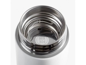 GARRAFA TERMICA 0,5L INOX C/INFUSOR BRANCA