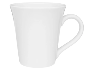 CANECA CERAMICA TULIPA 250ML BRANCA
