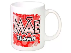 CANECA CERAMICA 320ML MAE  RETA SLOT