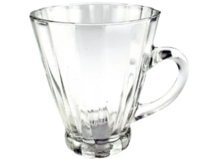 JOGO 6 XICARA VIDRO 180ML ACADIA