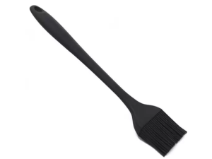 PINCEL CULINARIO SILICONE PRETO 21CM