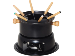 APARELHO FONDUE 11 AÇO CARBONO VERMELHO OU PRETO