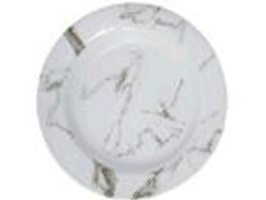 PRATO MELAMINA RAJADO 25CM REDONDO