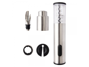 KIT P/VINHO 05PC (SACAR+ABRID+BICO+TAMPA+CORTA GOTA)