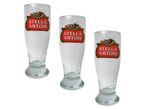 JOGO 3 COPO VIDRO 200ML STELLA ARTOIS