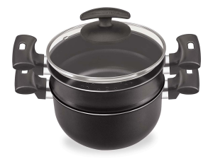 CONJUNTO P/COZIMENTO A VAPOR 20CM BLACK