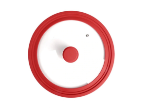 TAMPA PANELA VIDRO/SILICONE 16/20CM