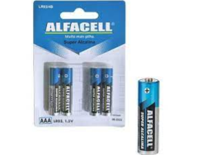 KIT 04 PILHA ALCALINA AAA PALITO