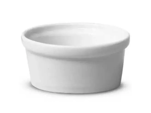 RAMEQUIN CERAMICO 135ML LISO BRANCO