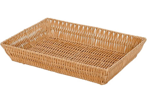 BANDEJA FIBRA 34X23CM CLARA