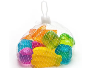 KIT 10 GELO PLASTICO FRUTAS SAQUINHO