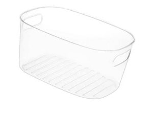 ORGANIZADOR ACRILICO 30X20X13CM OVAL