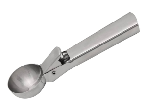 COLHER SORVETE INOX C/BOTAO 18CM