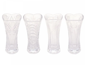 VASO VIDRO 18CM TULIPA SORTIDO