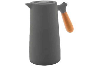 GARRAFA TERMICA 1,0L WOOD CINZA