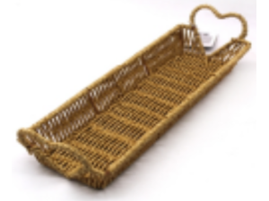 BANDEJA VIME DECOR 35X12CM 