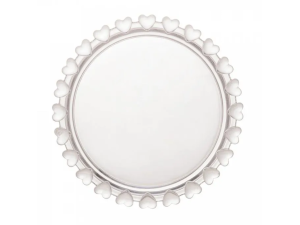 PIRES VIDRO 9,5CM REDONDO CORACAO PEROLA