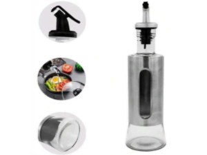 AZEITEIRO/VINAGRE VIDRO/INOX 500ML