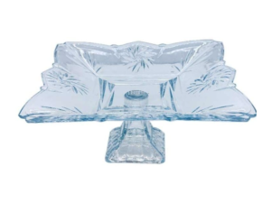 FRUTEIRA VIDRO 26X14CM C/PÉ TANDIS