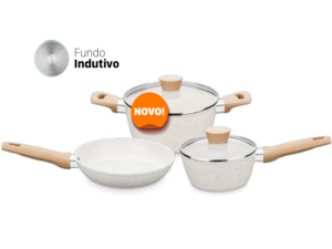 JOGO 3 PANELA 3,2MM CARMELA VANILLA