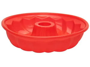 FORMA SILICONE P/BOLO C/FURO 22X09CM