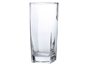 JOGO 6 COPO VIDRO 250ML IBIZA QUADRADO