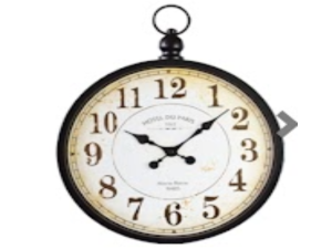 RELOGIO PAREDE 37CM C/ARGOLA