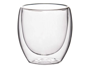 JOGO 2 COPO VIDRO 250ML PAREDE DUPLA