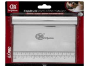 ESPATULA INOX MASSA 15X13CM CARTELA