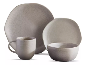 APARELHO JANTAR CERAMICA 16 CONCRETO ORGANIK