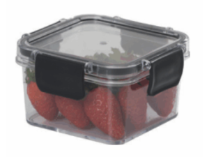 POTE ACRILICO HERMETICO 450ML FIT