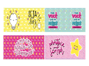 CANECA VIDRO 330ML ESTAMPAS 