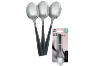 TALHER HOME C/3 COLHER PRETO