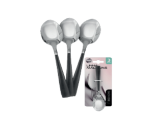 TALHER HOME C/3 COLHER CHA PRETO