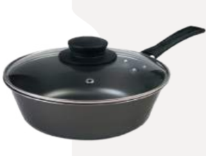 PANELA ALUM EXCLUSIVE 24CM GRAFITE