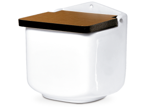 SALEIRO CERAMICA TPA MADEIRA BRANCO