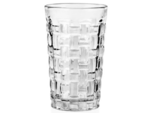 JOGO 6 COPO VIDRO 285ML WICKER TRANCADO