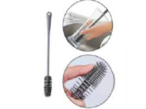 ESCOVA SILICONE 27,5CM P/GARRAFA