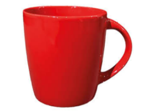 CANECA CER 400ML MUDDY VERMELHA