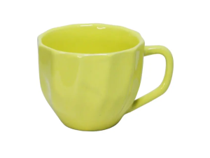 XICARA CER CAFE 100ML PRISMA AMARELA