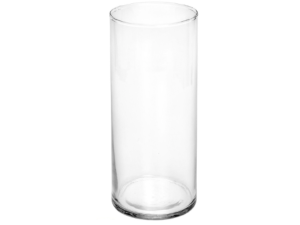 VASO VIDRO 40CM TUBO LISO