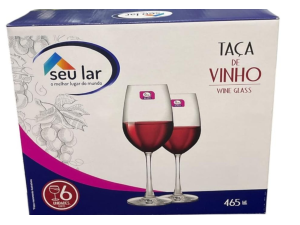 JOGO 6 TAÇA 465ML VINHO
