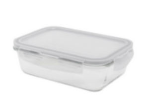 POTE VIDRO HERMETICO 700ML RETANGULAR