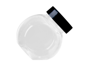 JOGO 4 MINI BALEIRO VIDRO 180ML TP PRETA