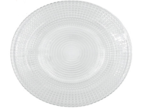 PRATO VIDRO FIRENZE 27CM RASO