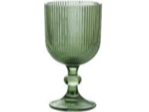 JOGO 6 TACA VIDRO 255ML BLISS VERDE