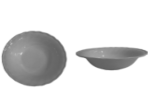 TIGELA MELAMINA CINZA 800ML REDONDA
