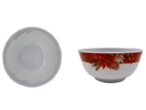 TIGELA MELAMINA NATAL 270ML FUNDA