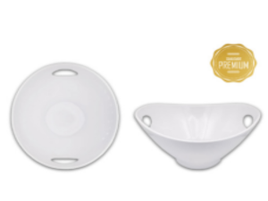 TIGELA MELAMINA 2,4L C/ALCAS BRANCA